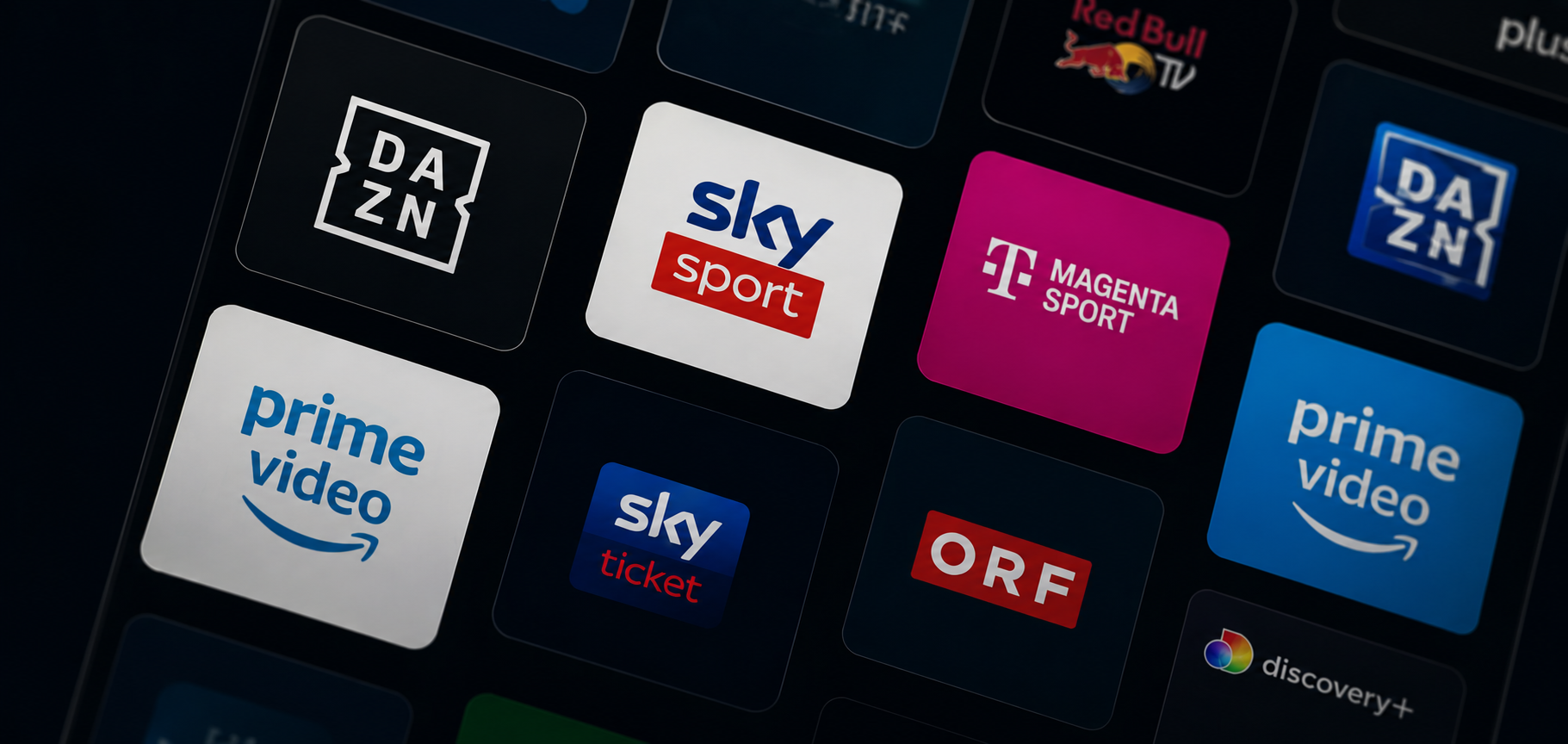 DAZN, Sky Sport, MagentaSport, Prime Video, ORF und weitere Streaming-Anbieter